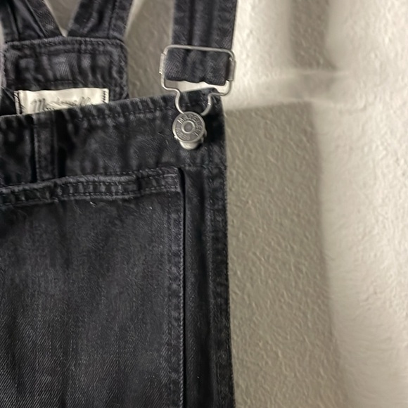 Madwell Adirondack Short Overalls in Washed Black Size Small - Picture 4 of 9